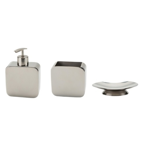 3 Piece Countertop Bathroom Accessory Set Gedy POL200